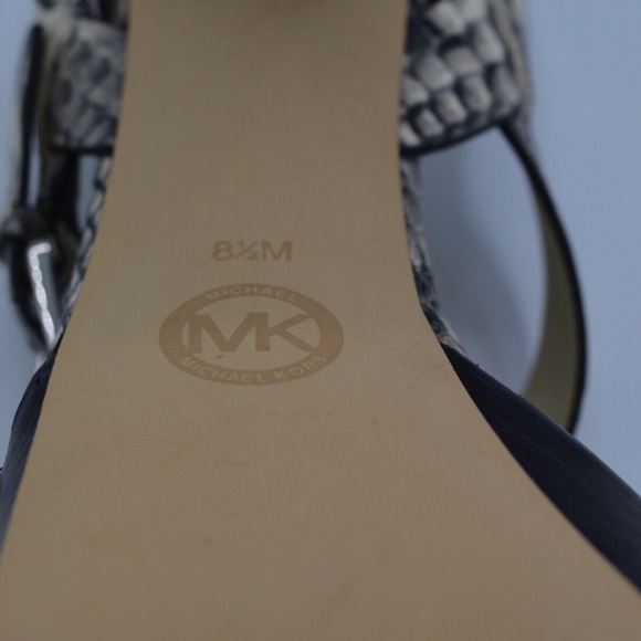 MICHAEL by Michael Kors - Josephine Platform - Leather Snake Print - 8.5M - Picture 10 of 12